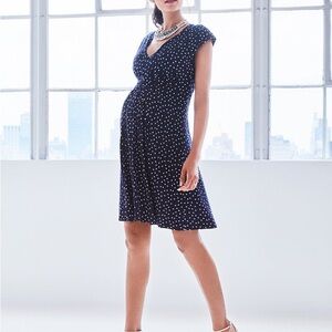 Seraphine Polka Dot Maternity Dress